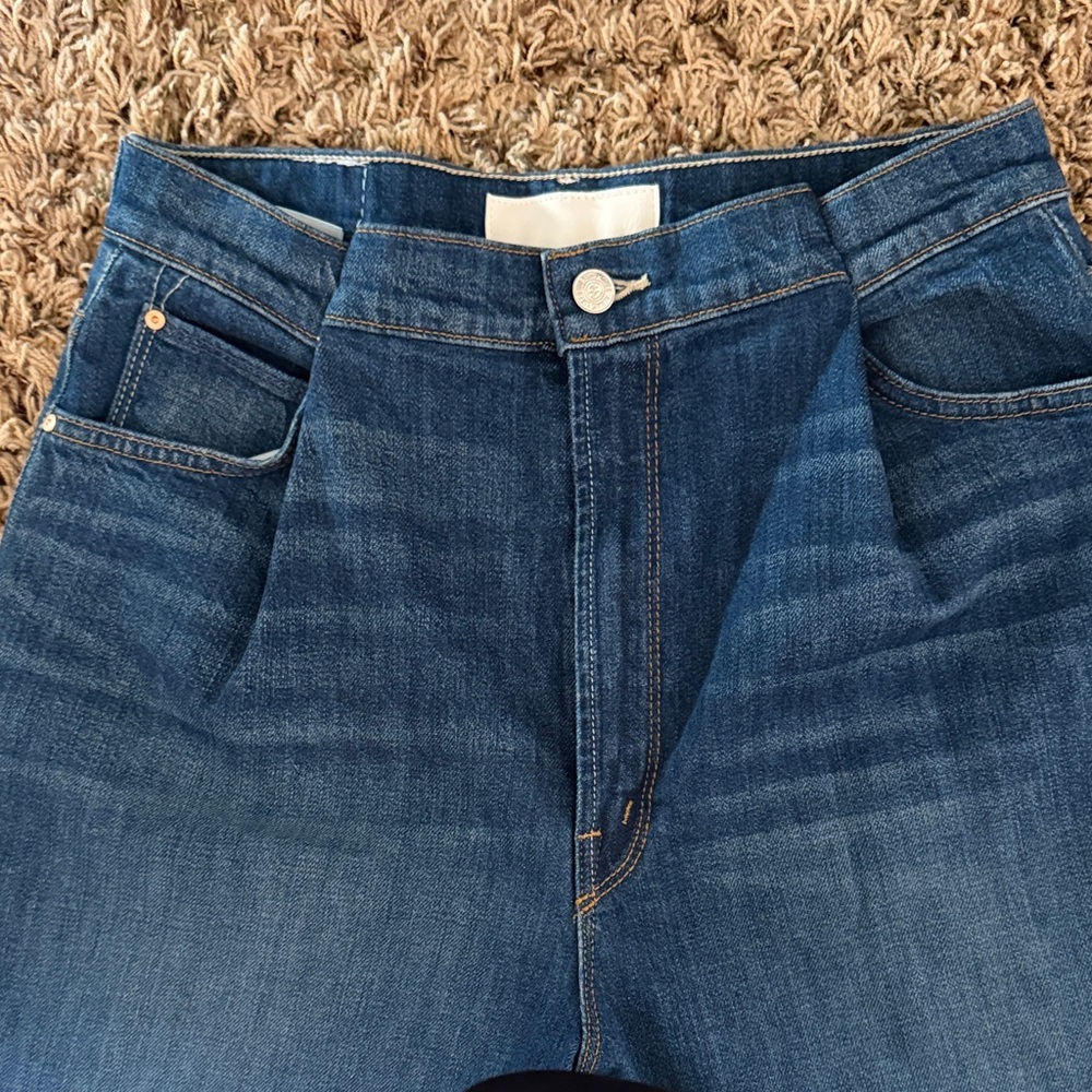 NWOT MOTHER Pinch Sneak Jeans in Bad Reputation